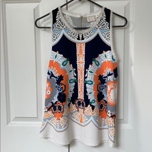 Anthropologie bright colored tank top